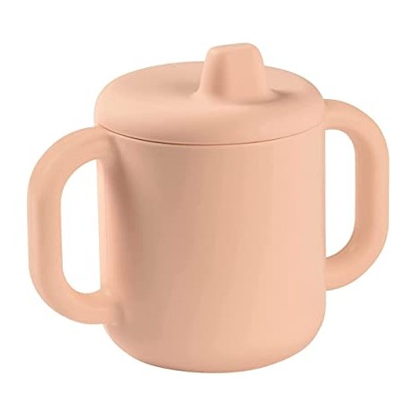 TAZA SILICONA APRENDIZAJE ROSA