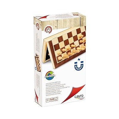 Ajedrez magnético marquetería (madera fsc)