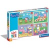 4IN1 PUZZLE PEPPA PIG