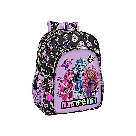 Mochila Junior Adaptable A Carro Monster High "Cre