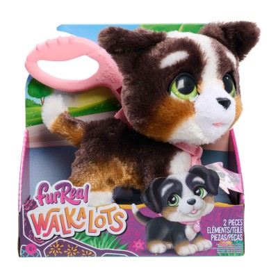 FurReal Walk-A-Lots Bernedoodle Peluche interact)