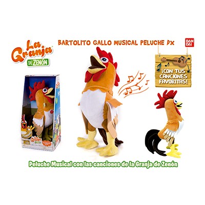 Bartolito Gallo Musical - Peluche Dx