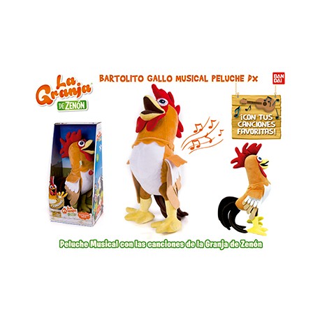 Bartolito Gallo Musical - Peluche Dx