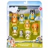 BLUEY PACK 8 FIGURAS FAMILY