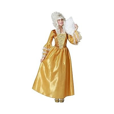 DISFRAZ CORTESANA DORADO XS-S