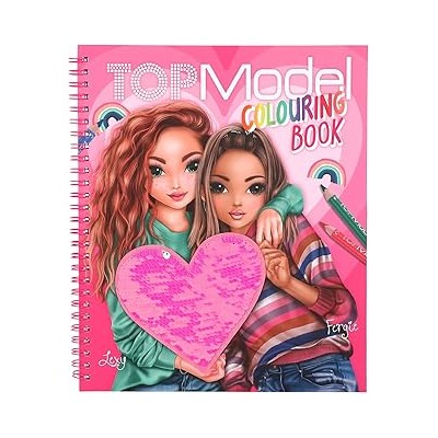 Libro para colorearcon lentejuelas