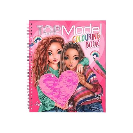 Libro para colorearcon lentejuelas