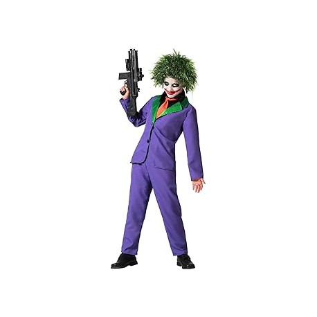 DISFRAZ PAYASO HALLOWEEN MORADO 7-9