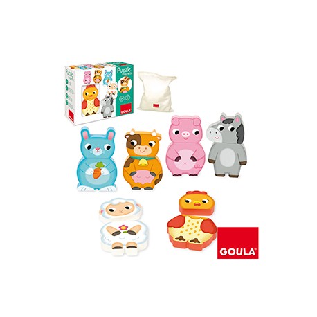 PUZZLE MAGNÉTICO INTERCAMBIABLE GRANJA