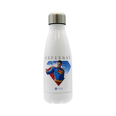Superman Botella Blanca de Acero 550m1