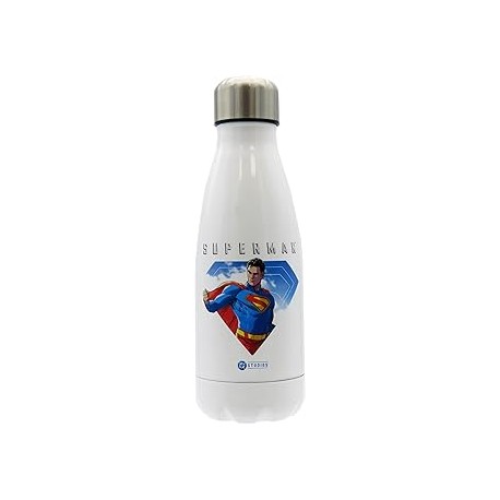 Superman Botella Blanca de Acero 550m1