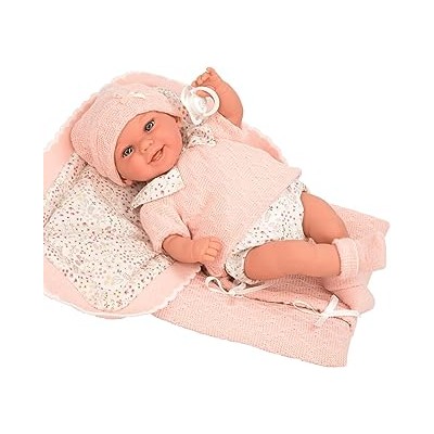 Elegance 35 Cm Babyto Rosa c/Manta (Muñeco de Peso