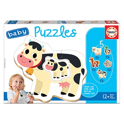 BABY PUZZLES ANIMALES GRANJA F