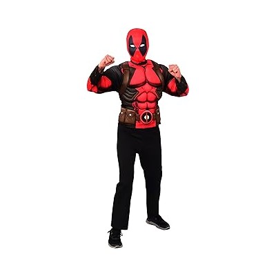 TOP MUSCULADO Y MÁSCARA DEADPOOL