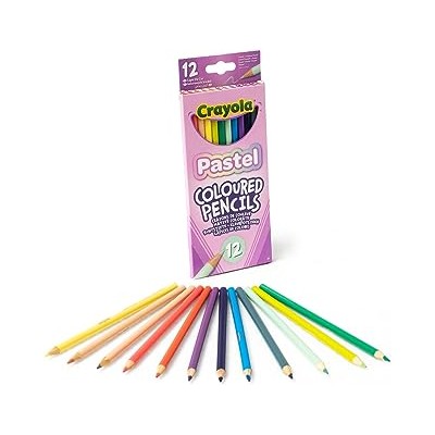12 LAPICES DE COLORES PASTEL
