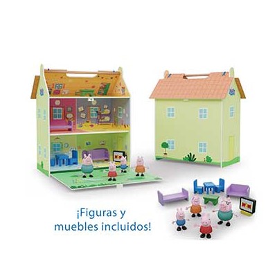 Peppa Pig: Casa De Madera (4 Personajes)