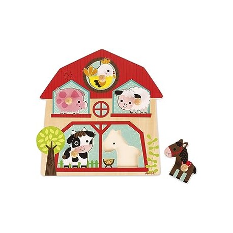 PUZLE ENCAJABLE MUSICAL "MIS AMIGO