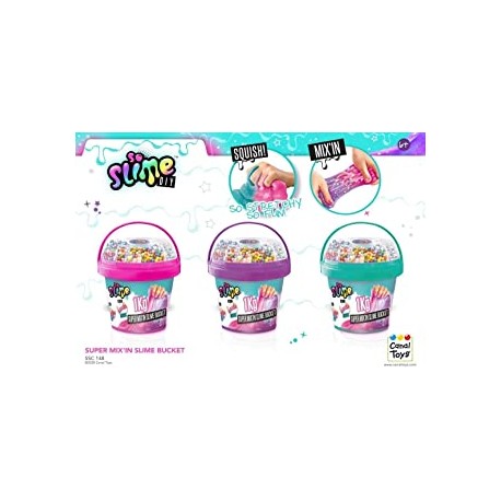 SLIME SUPER BUCKET WITH DECORATIONS SDO.