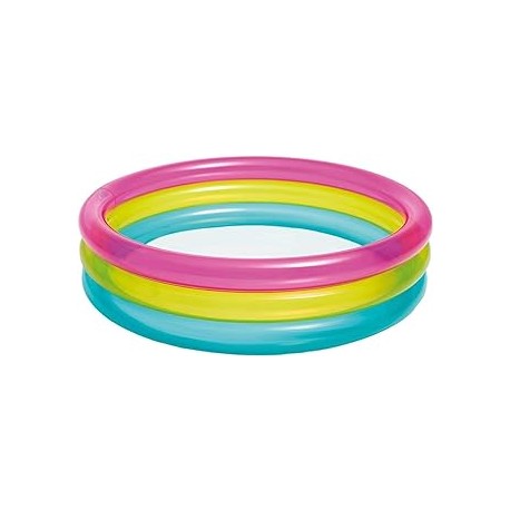 PISCINA BEBE ARCO IRIS D86X25 CM