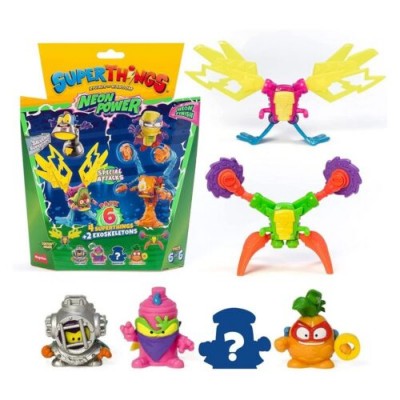 SUPERTHINGS NEON POWER-Pack 6 ( 4 SuperThings & 2