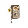 PLUMIER DOBLE PQÑO 28 PCS JURASSIC WORLD