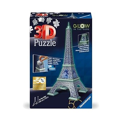 50° aniversario: Torre Eiffel Glow in the Dark