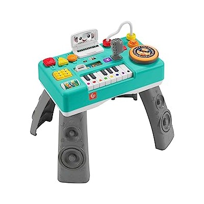 Fisher-Price Ríe y aprende Mesa de mezclas DJ musi