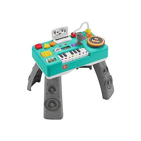 Fisher-Price Ríe y aprende Mesa de mezclas DJ musi