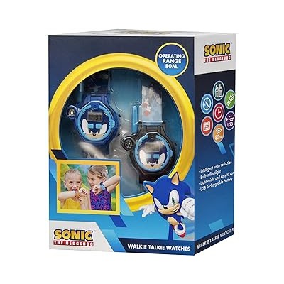 Reloj Walkie Talkie 2 En 1 Sonic (6x1)