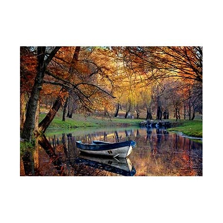 2000 BARCA EN EL LAGO