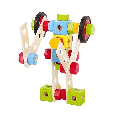 Woomax-Cubo 80 Bloques Madera +36m