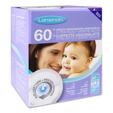 Discos absorventes lactancia desechables 60 u.