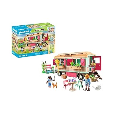 Café tren con huerto