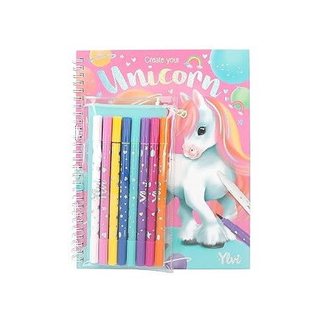 Ylvi Libro de colorear con set de colores