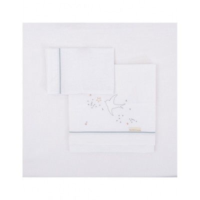 TRIPT.PTO CUNA 120X60 SPRING AZUL GRIS 521 AG