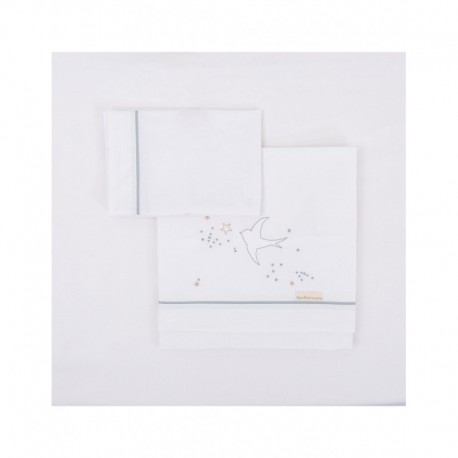 TRIPT.PTO CUNA 120X60 SPRING AZUL GRIS 521 AG