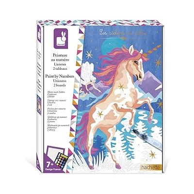 PINTURA POR NÚMEROS UNICORNOS