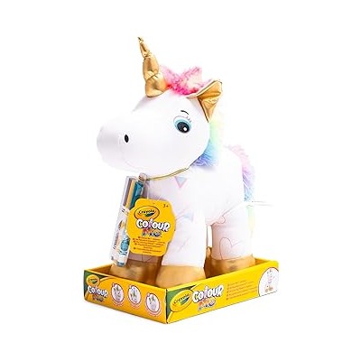 Colorea tu Peluche Unicornio con 3 rotuladores