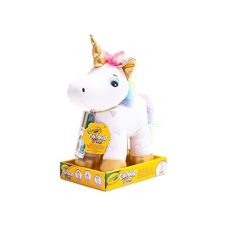Colorea tu Peluche Unicornio con 3 rotuladores