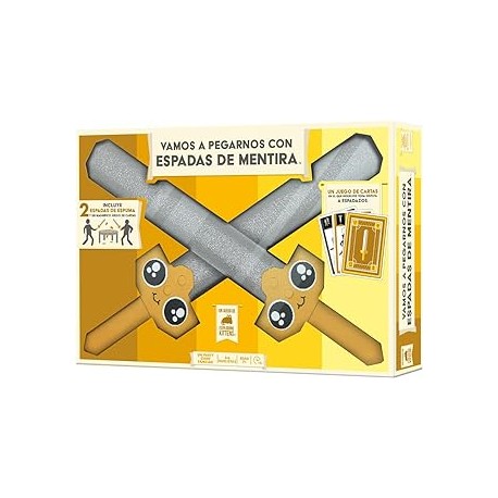 Vamos a pegarnos con espadas de mentira