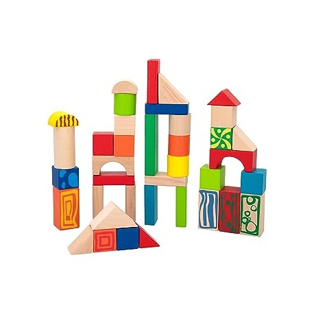 Woomax-Cubo 50 Bloques Madera +18m