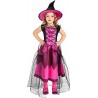 DISFRAZ BRUJA CHIC ROSA INF 5-7