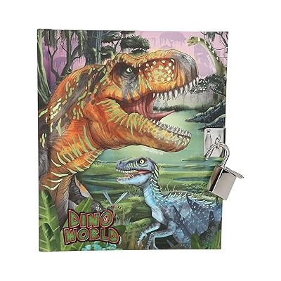 Dino World diario con candado