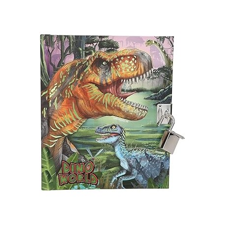Dino World diario con candado