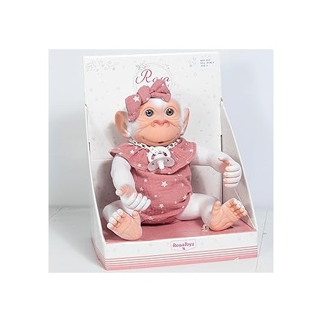 Mono Reborn Blanco Pelele Rosa