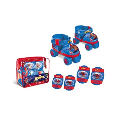 SET PATINES + PROTECCIONES SPIDERMAN