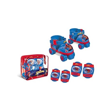 SET PATINES + PROTECCIONES SPIDERMAN