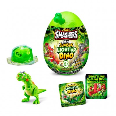 Dino Jurassic Huevo Sorpresa Medio Con Luz
