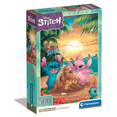 PUZZLE 500 DISNEY STITCH COMPACT BOX