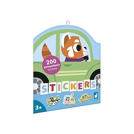 200 PEGATINAS EN HOJAS - VEHICULOS